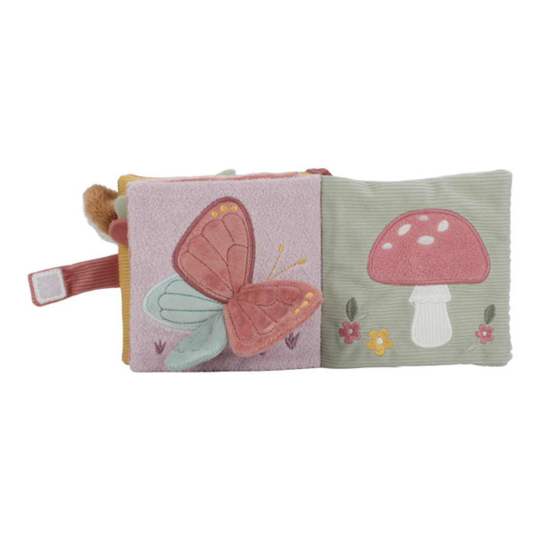 Fairy Garden - Książeczka Aktywizująca - Miękka z Motywem Ogrodu - Little Dutch