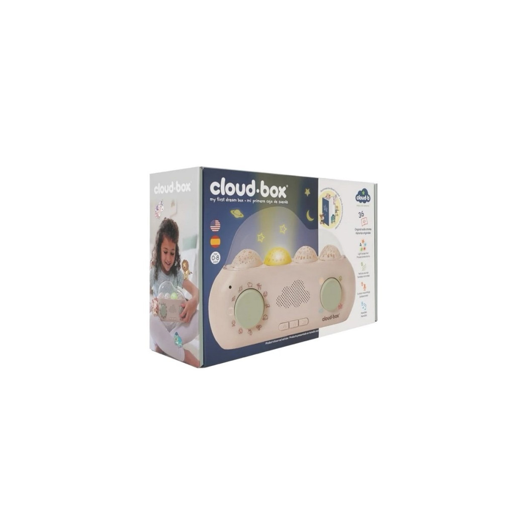 CloudBox PL - Muzyczny Projektor z Bajkami - Opowiada 36 Bajek - Wersja polsko-angielska - Cloud B