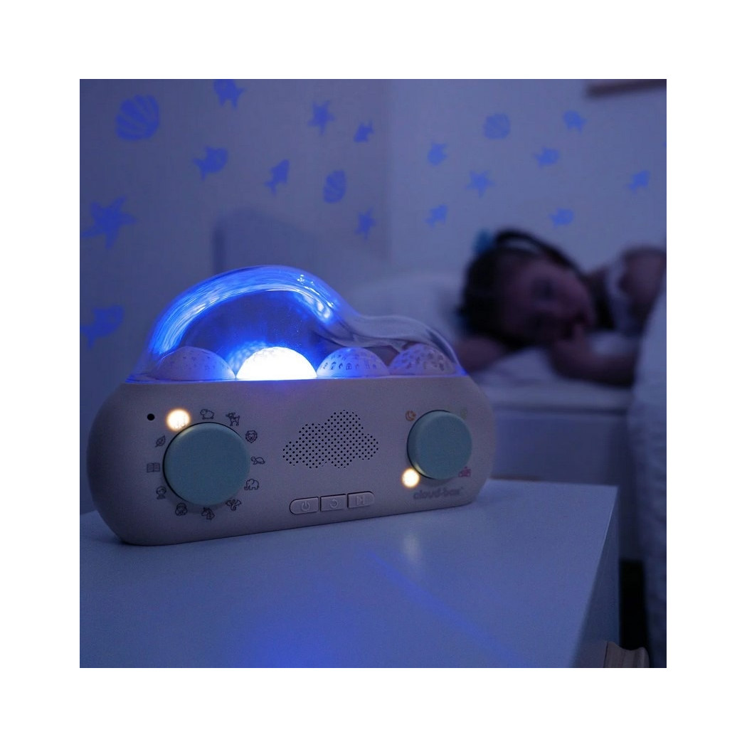 CloudBox PL - Muzyczny Projektor z Bajkami - Opowiada 36 Bajek - Wersja polsko-angielska - Cloud B
