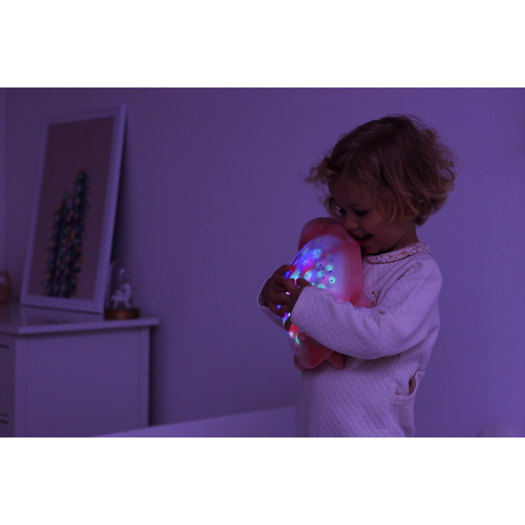 Różowy Żółw - Projektor Gwiezdny Grający 2 Melodie - Cloud b® Twilight Turtle™ - Cloud B