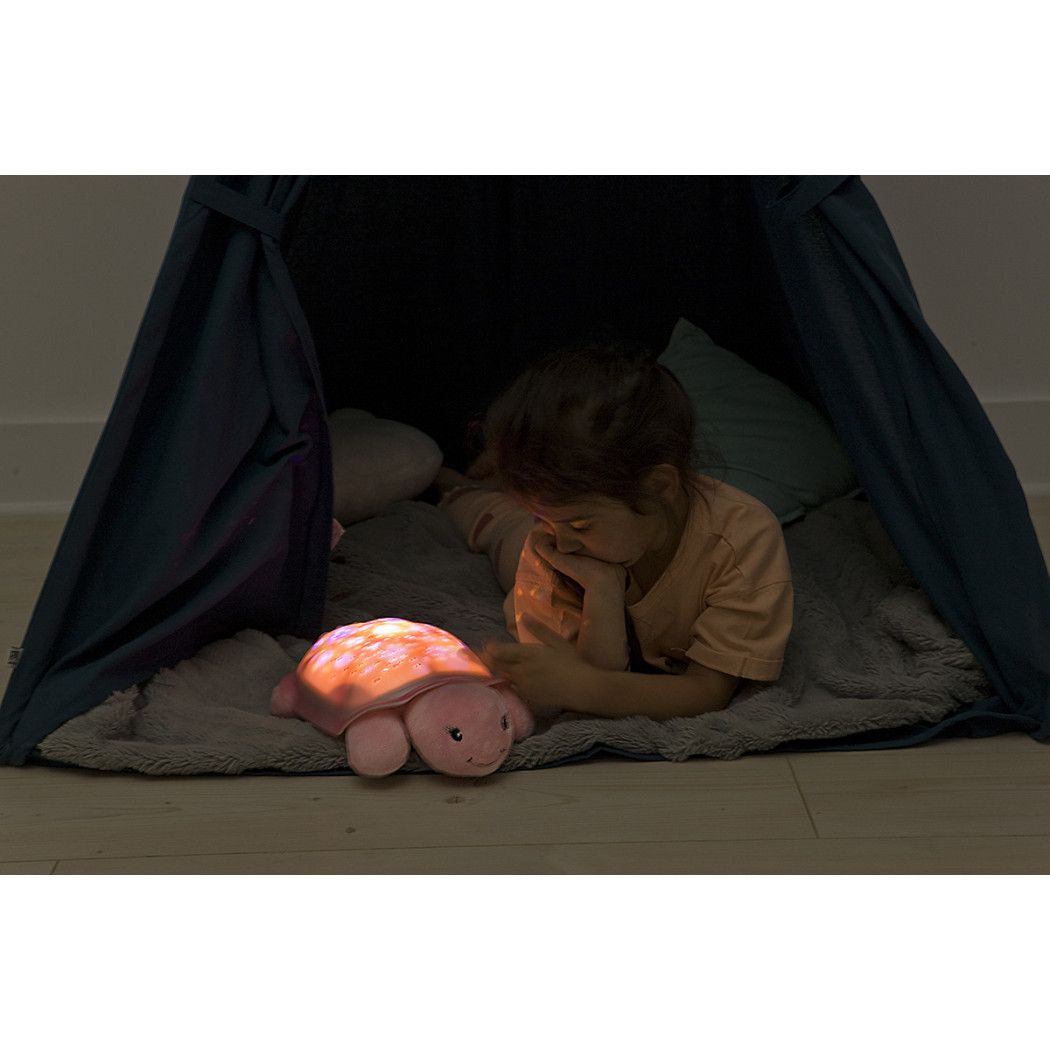 Różowy Żółw - Projektor Gwiezdny Grający 2 Melodie - Cloud b® Twilight Turtle™ - Cloud B