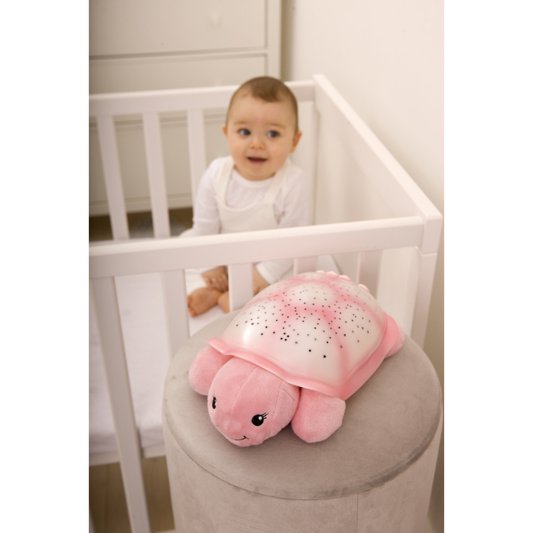 Różowy Żółw - Projektor Gwiezdny Grający 2 Melodie - Cloud b® Twilight Turtle™ - Cloud B