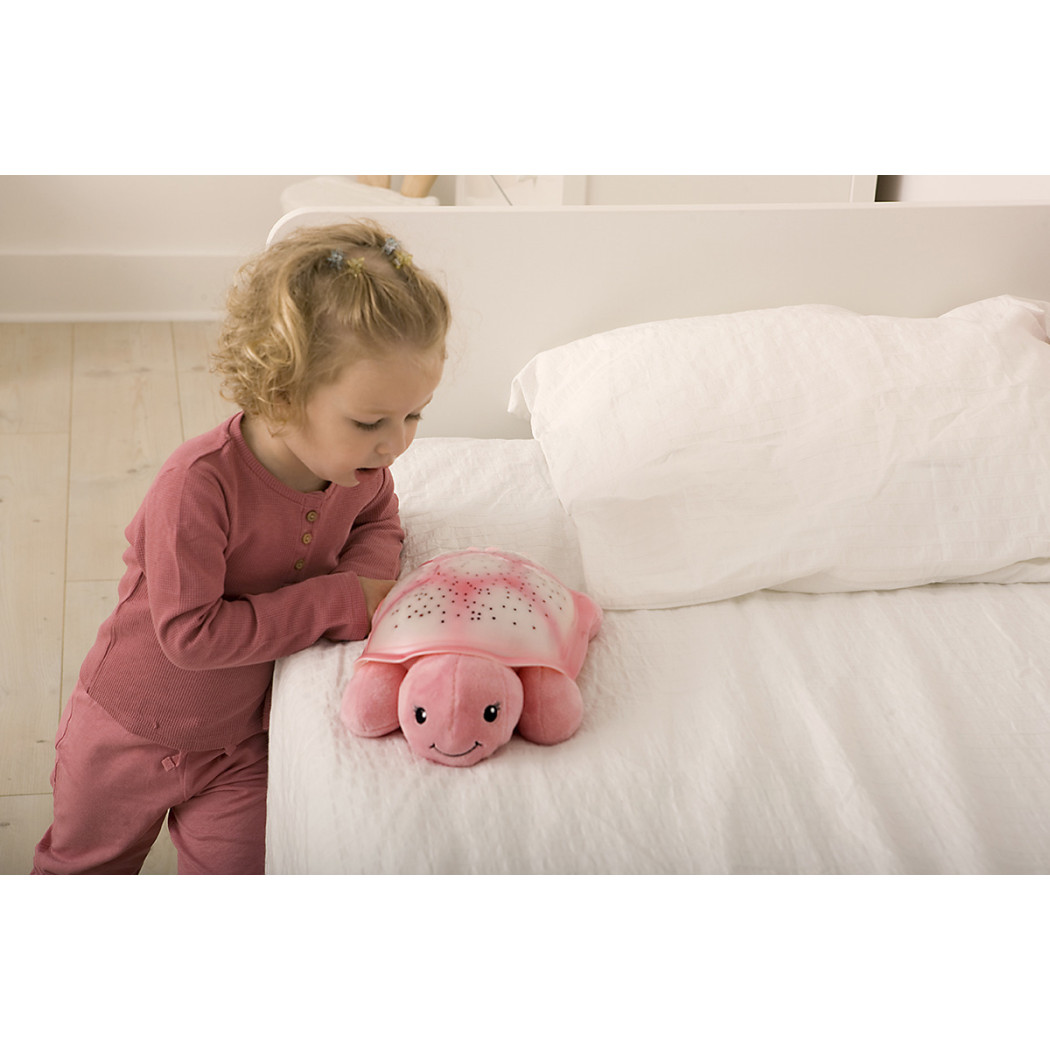 Różowy Żółw - Projektor Gwiezdny Grający 2 Melodie - Cloud b® Twilight Turtle™ - Cloud B