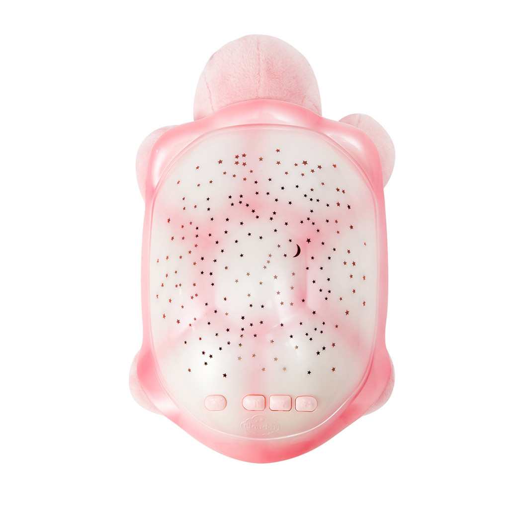 Różowy Żółw - Projektor Gwiezdny Grający 2 Melodie - Cloud b® Twilight Turtle™ - Cloud B