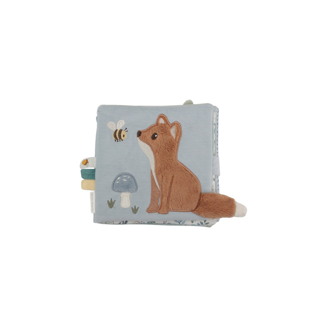 Leśne Zwierzęta - Duża Książeczka Sensoryczna dla Niemowląt - Forest Friends - Little Dutch