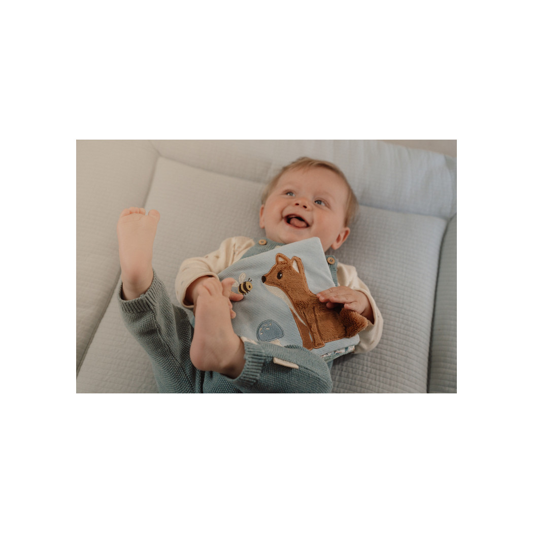 Leśne Zwierzęta - Duża Książeczka Sensoryczna dla Niemowląt - Forest Friends - Little Dutch