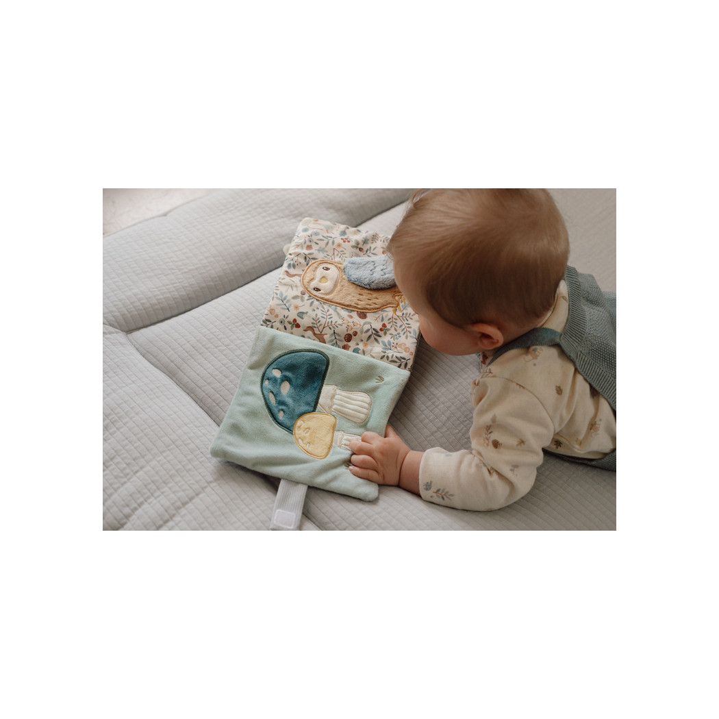 Leśne Zwierzęta - Duża Książeczka Sensoryczna dla Niemowląt - Forest Friends - Little Dutch