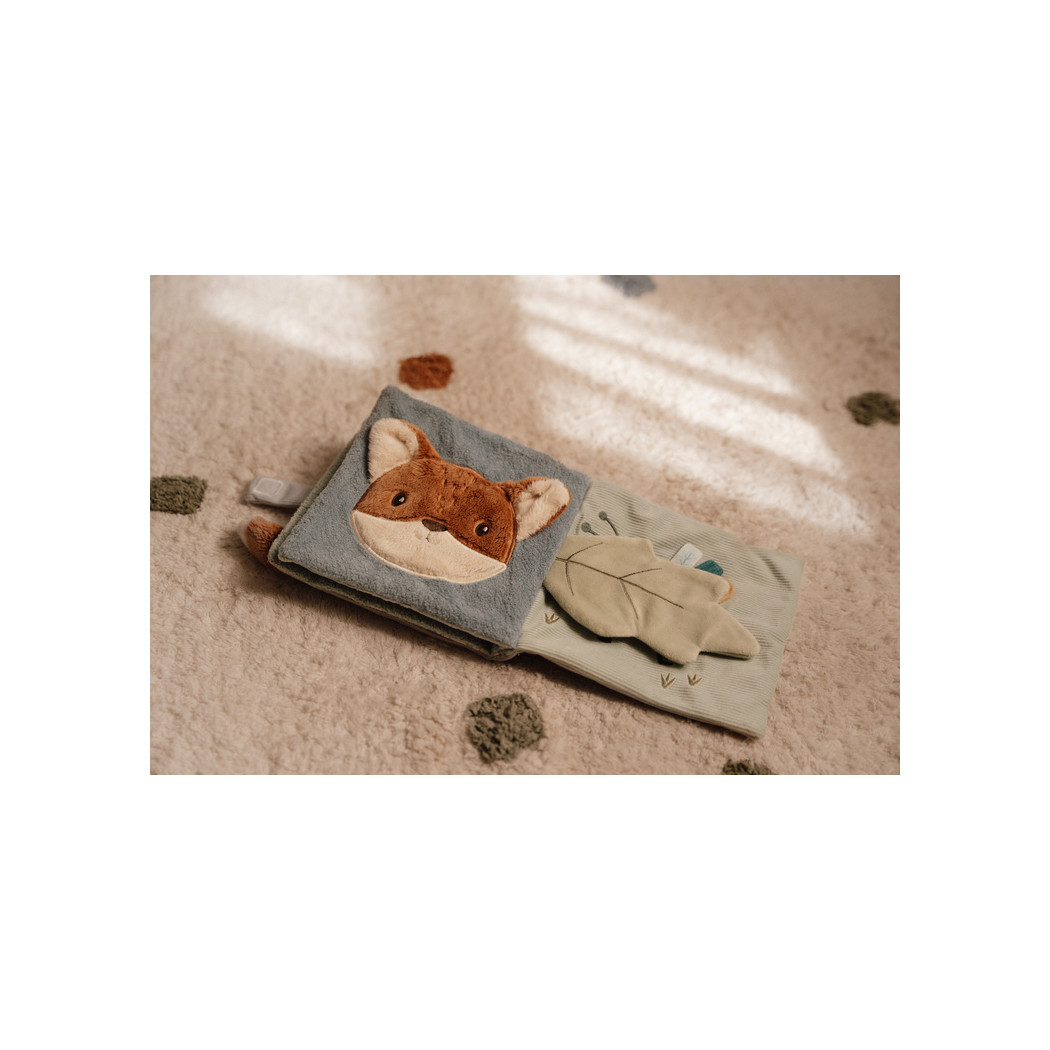 Leśne Zwierzęta - Duża Książeczka Sensoryczna dla Niemowląt - Forest Friends - Little Dutch