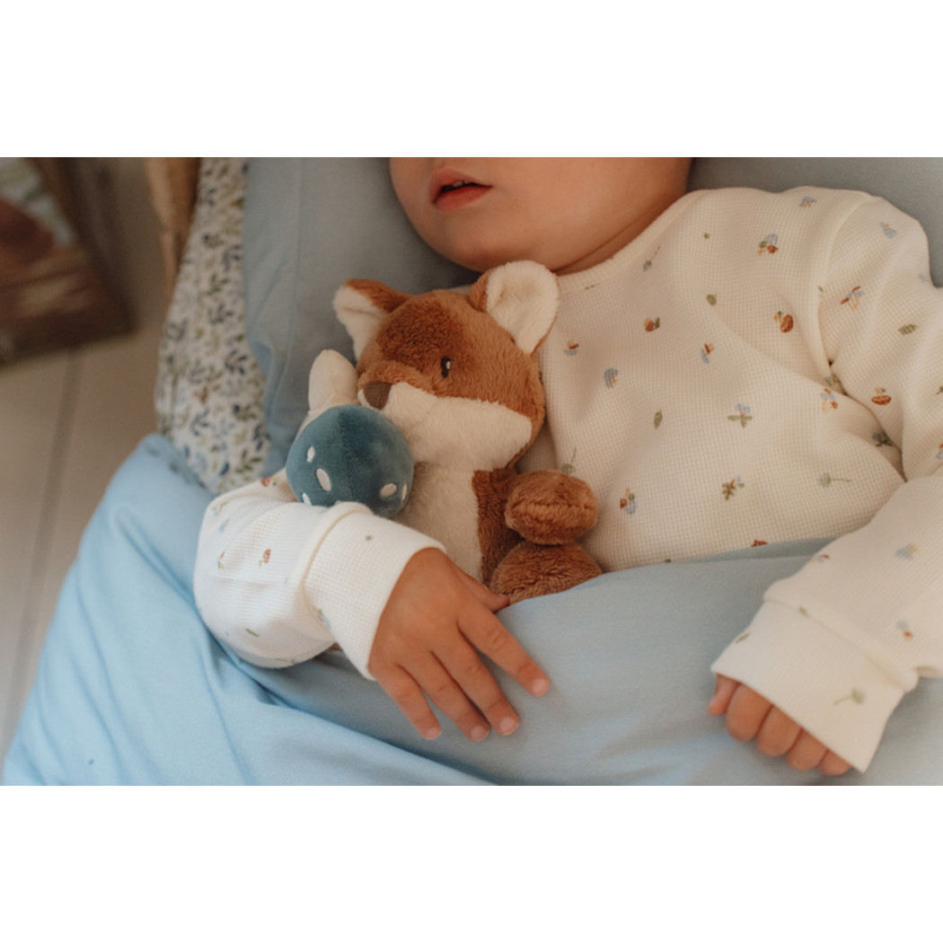 Lisek z Grzybkiem - Przytulanka Maskotka Pluszowa 20 cm - Forest Friends - Little Dutch