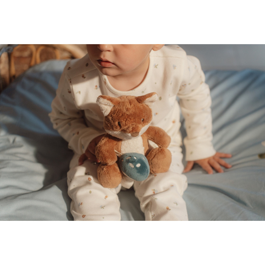 Lisek z Grzybkiem - Przytulanka Maskotka Pluszowa 20 cm - Forest Friends - Little Dutch