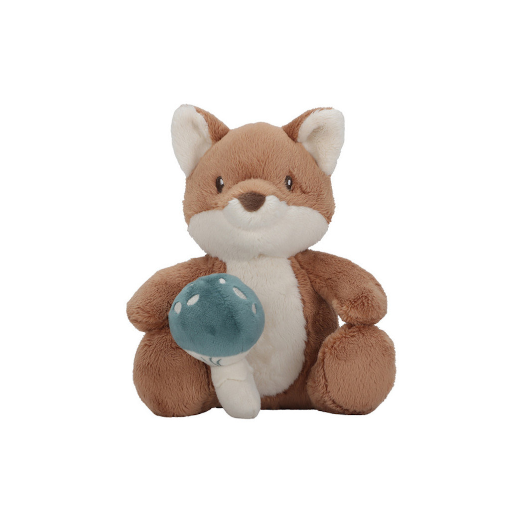 Lisek z Grzybkiem - Przytulanka Maskotka Pluszowa 20 cm - Forest Friends - Little Dutch
