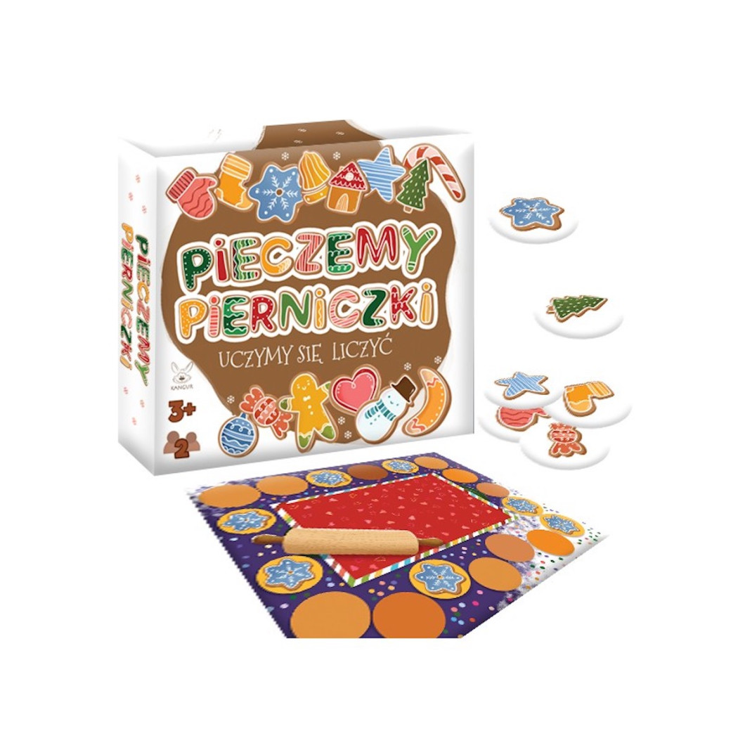 Pieczemy Pierniczki - Gra Rodzinna - Nauka Liczenia - Kangur