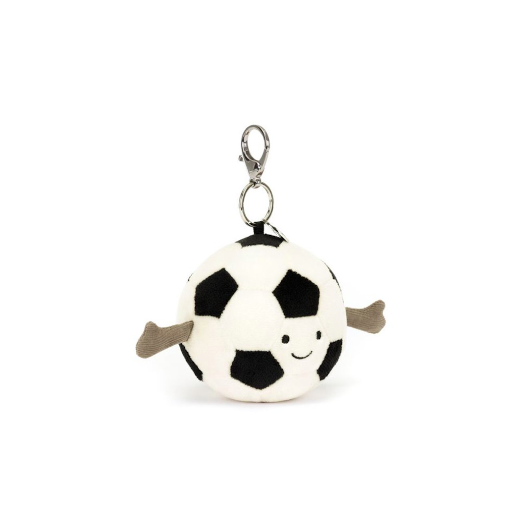 Breloczek Wesoła Piłka Futbolowa- Pluszowa Zabawka 13 cm - Maskotka Przytulanka Brelok - JellyCat