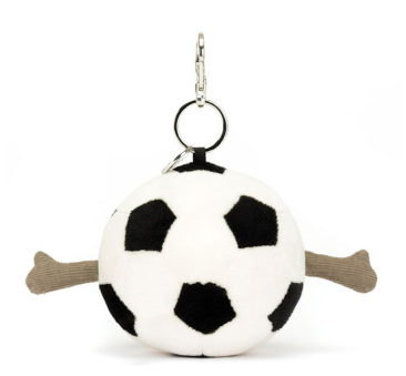 Breloczek Wesoła Piłka Futbolowa- Pluszowa Zabawka 13 cm - Maskotka Przytulanka Brelok - JellyCat