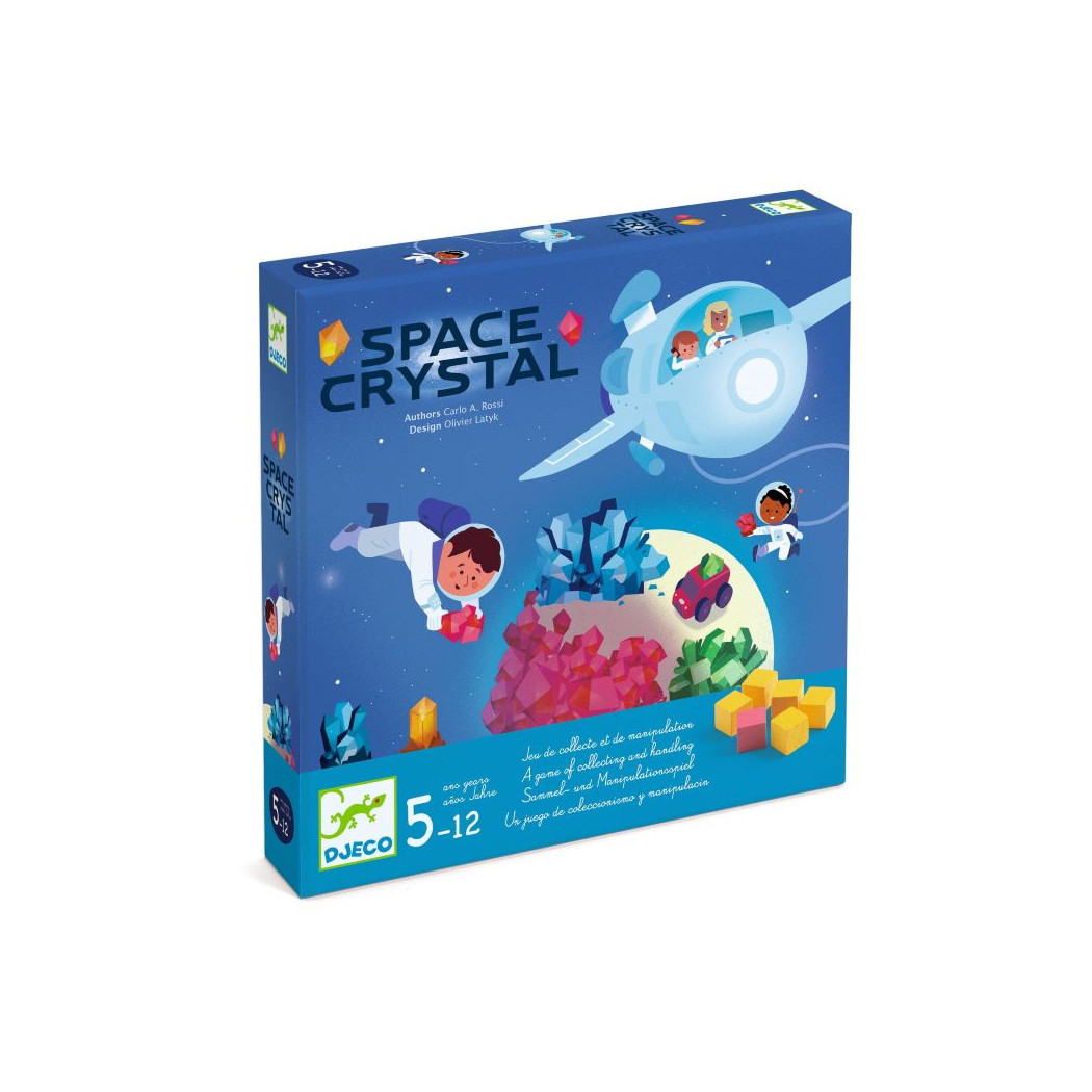 Space Crystal - Gra Planszowa dla Dzieci Ćwicząca Małą Motorykę - Djeco