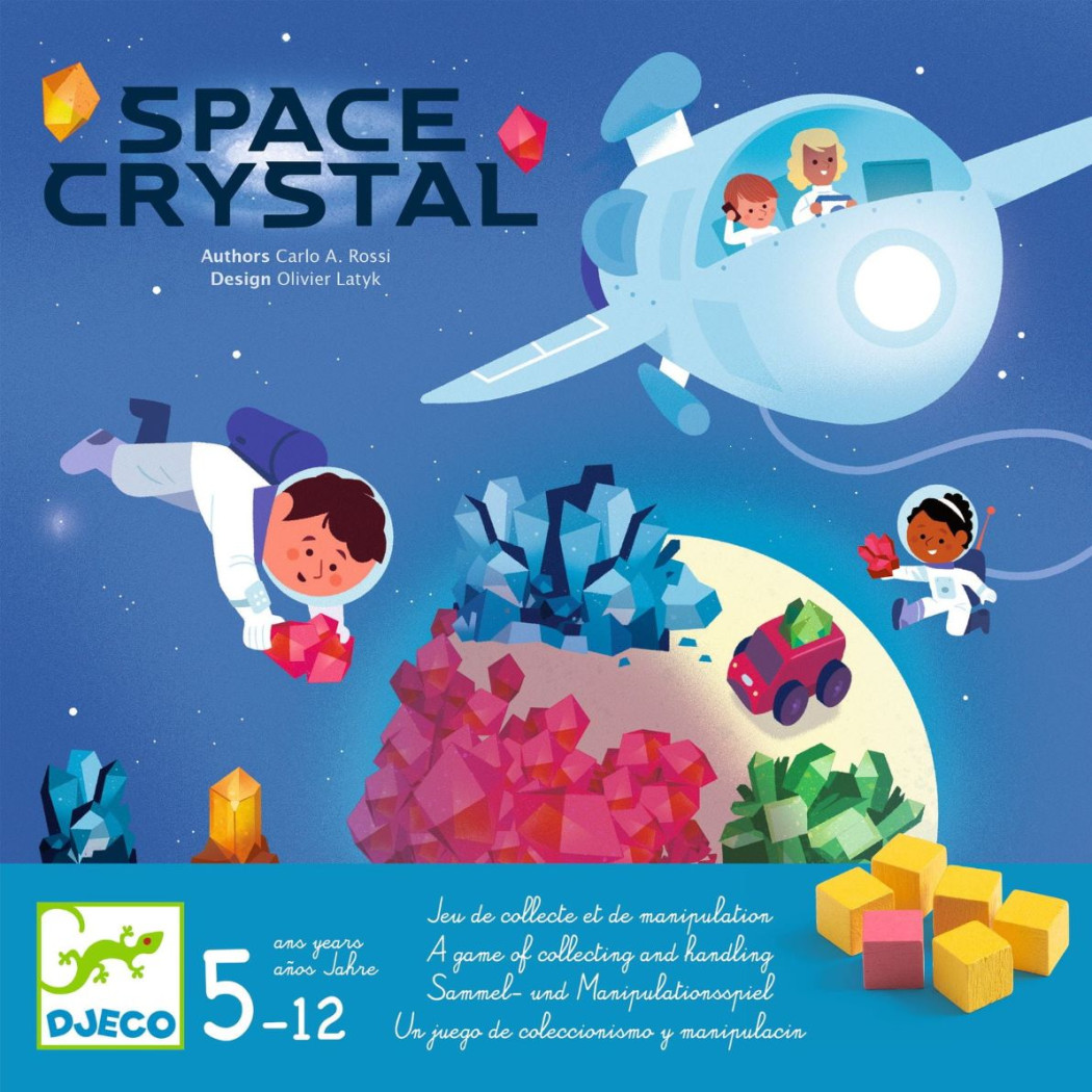 Space Crystal - Gra Planszowa dla Dzieci Ćwicząca Małą Motorykę - Djeco