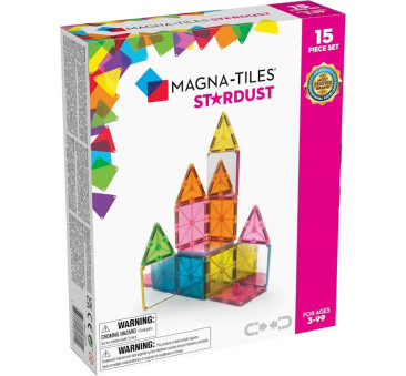 PROMOCJA Stardust - Klocki Magnetyczne 15 elementów - Magna-Tiles