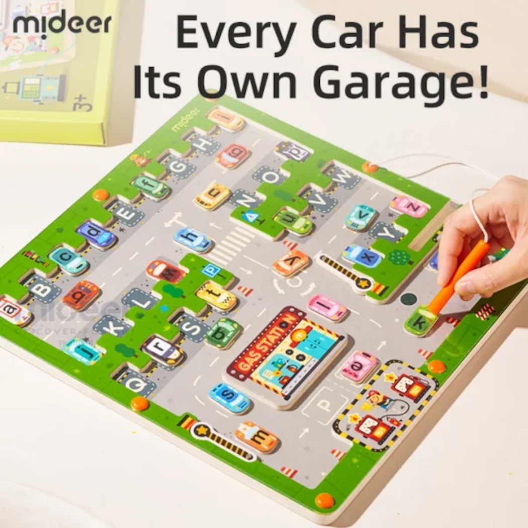 Magnetyczny Labirynt - Parking - Mideer