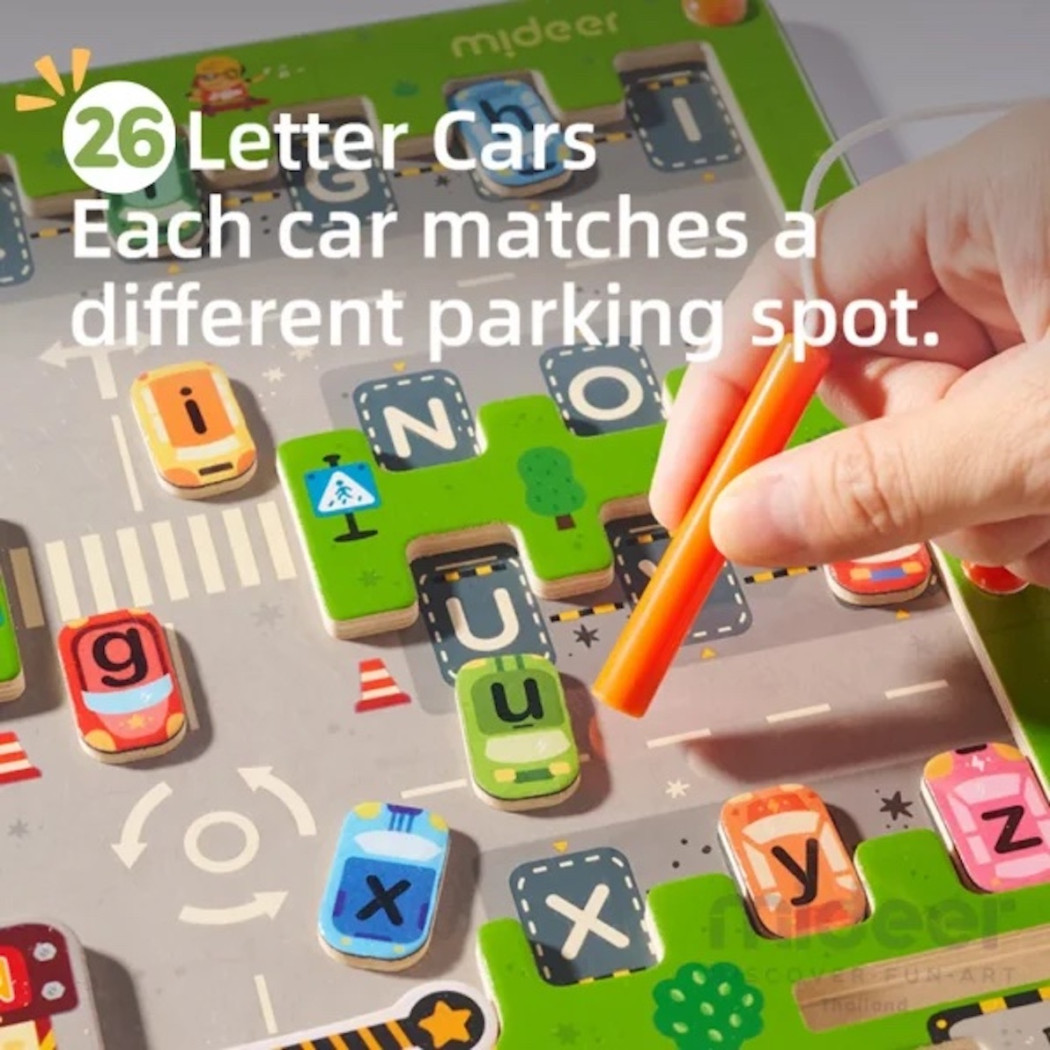 Magnetyczny Labirynt - Parking - Mideer