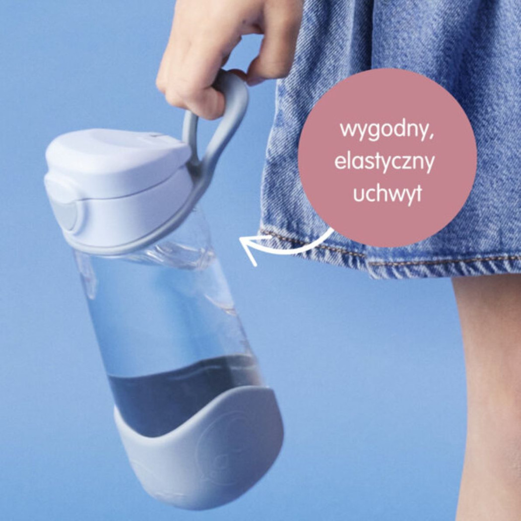 Blush Crush - Sportowa Tritanowa Butelka z Ustnikiem 450 ml - B.BOX