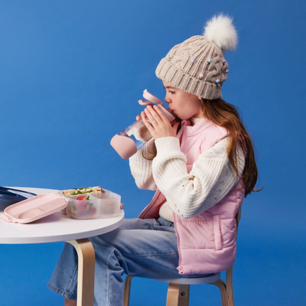 Blush Crush - Sportowa Tritanowa Butelka z Ustnikiem 600 ml - B.BOX