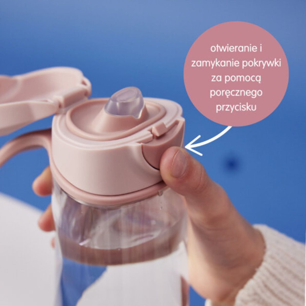 Midnight - Sportowa Tritanowa Butelka z Ustnikiem 600 ml - B.BOX