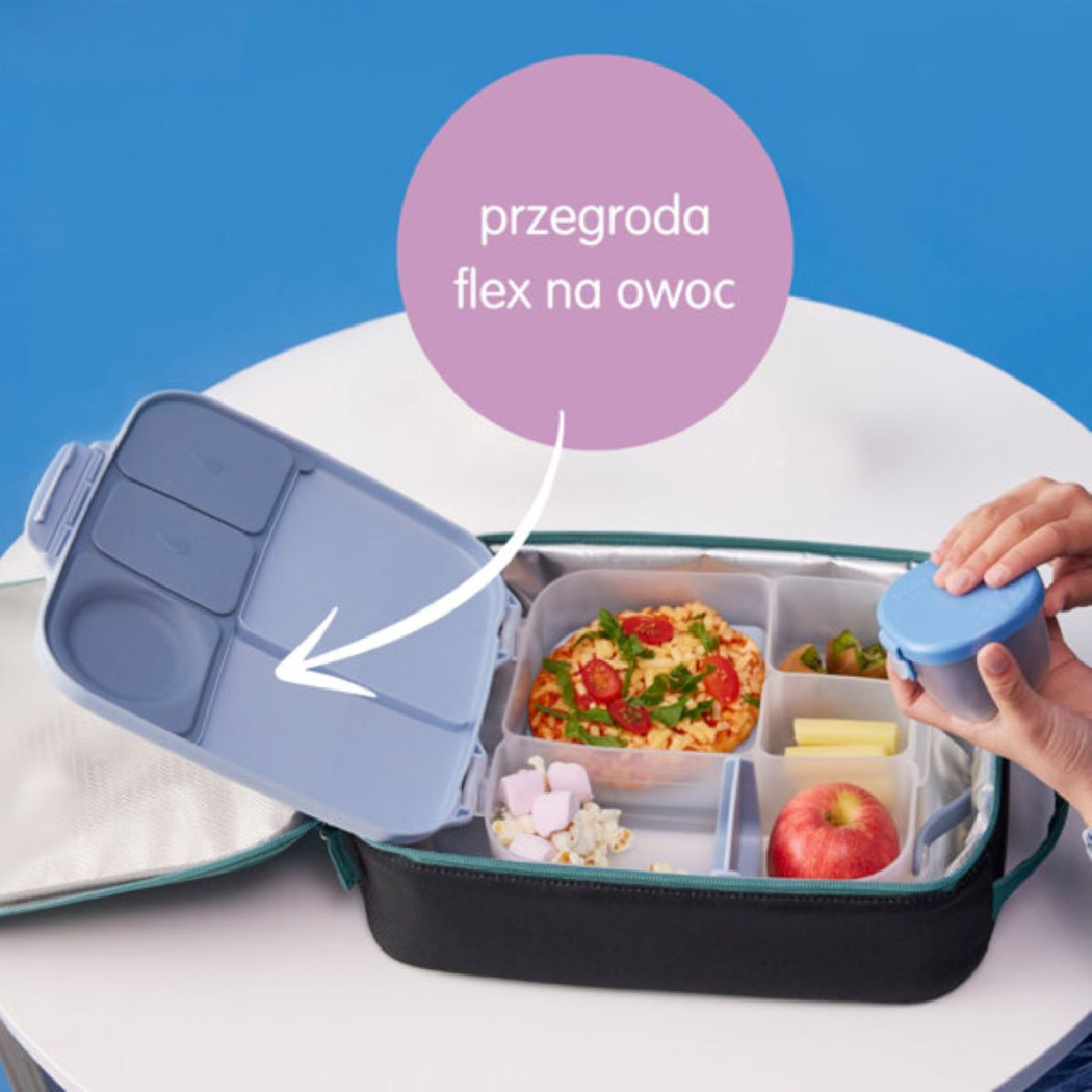 Midnight - Lunchbox z Wkładem Chłodzącym - granatowo/błękitny - B.BOX