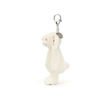 Breloczek Króliczek z Kwiecistymi Uszami - Berry Kremowy 18 cm - JellyCat