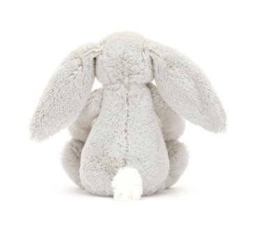 Srebrny Królik Kwiatowe Uszy i Stópki - Bloom 31 cm - Maskotka Przytulanka - JellyCat