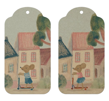 Etykiety Prezentowe Myszka 12 szt - Gift Tags...