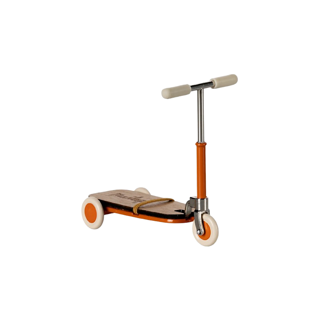 Pomarańczowa Hulajnoga dla Myszki - Akcesoria dla Myszek - Maileg