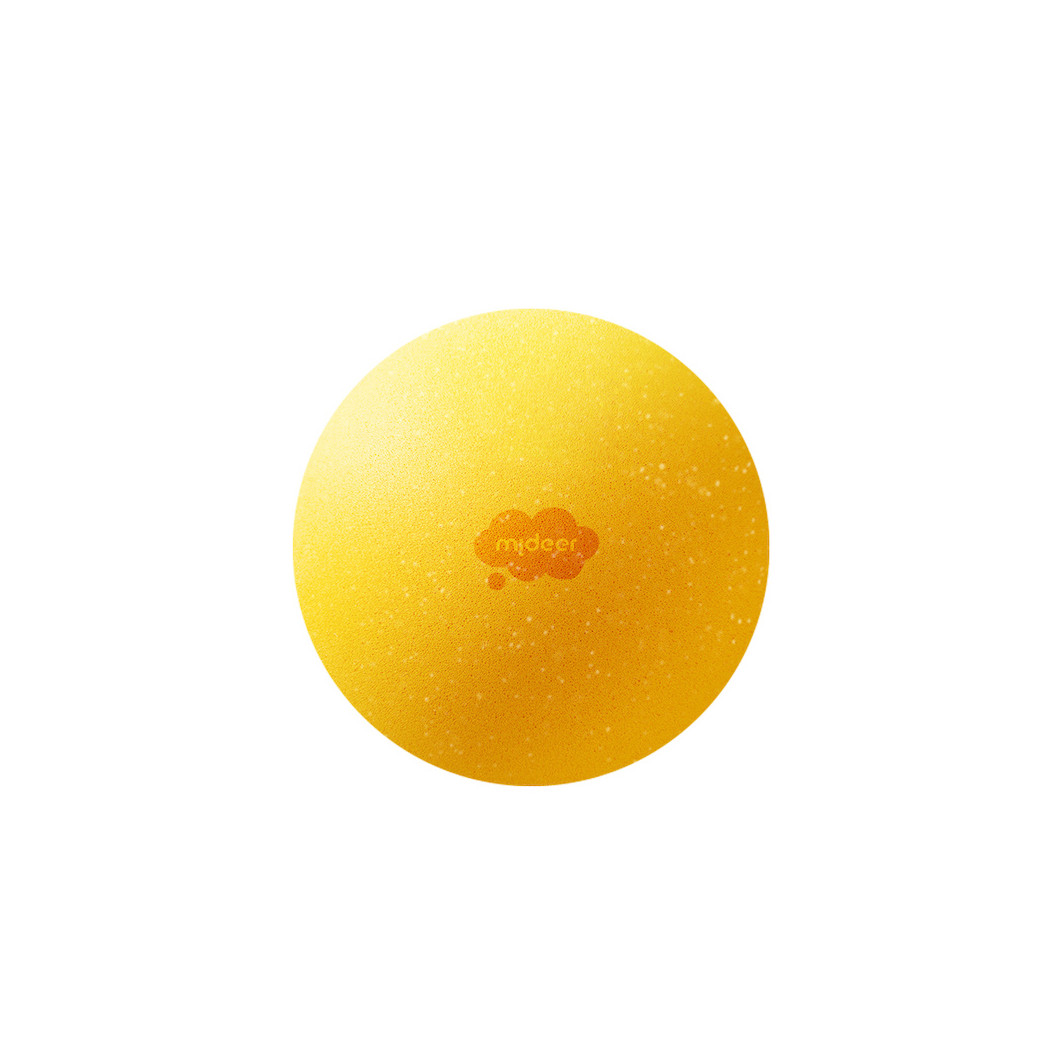 Pomarańczowa Cicha Puszysta Piłka - Mideer