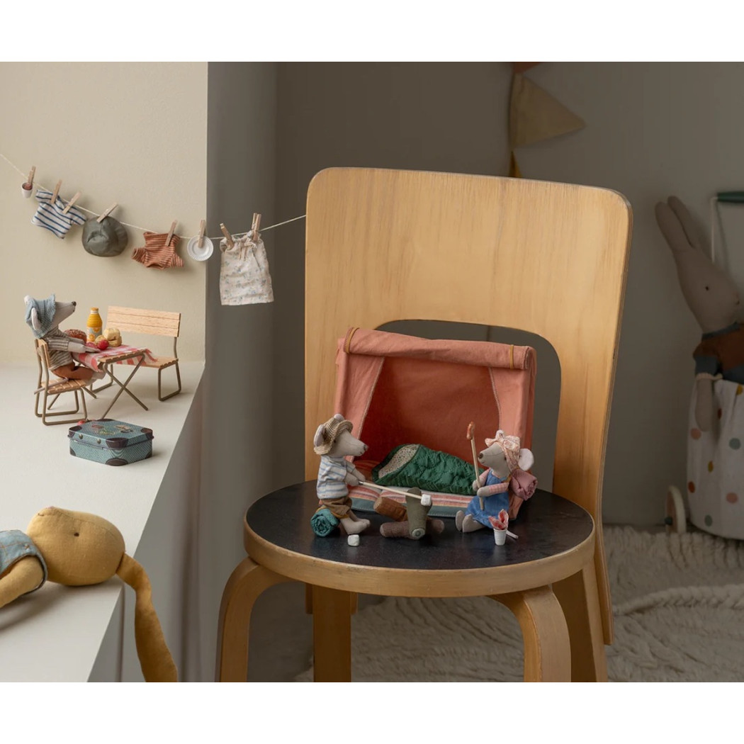 Pomarańczowy Namiot Kempingowy - Akcesoria dla Myszek - Maileg