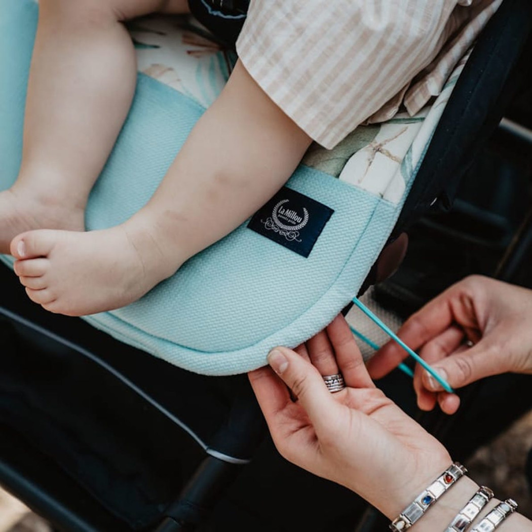 Heartbeat Pink - Multi Wkładka do Wózka - Stroller Pad - La Millou