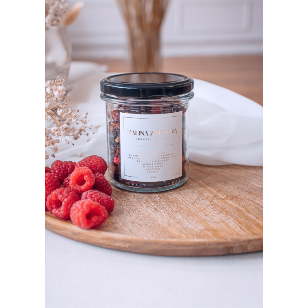 Malina z Morwą - Herbata Owocowa 90g - Kokos