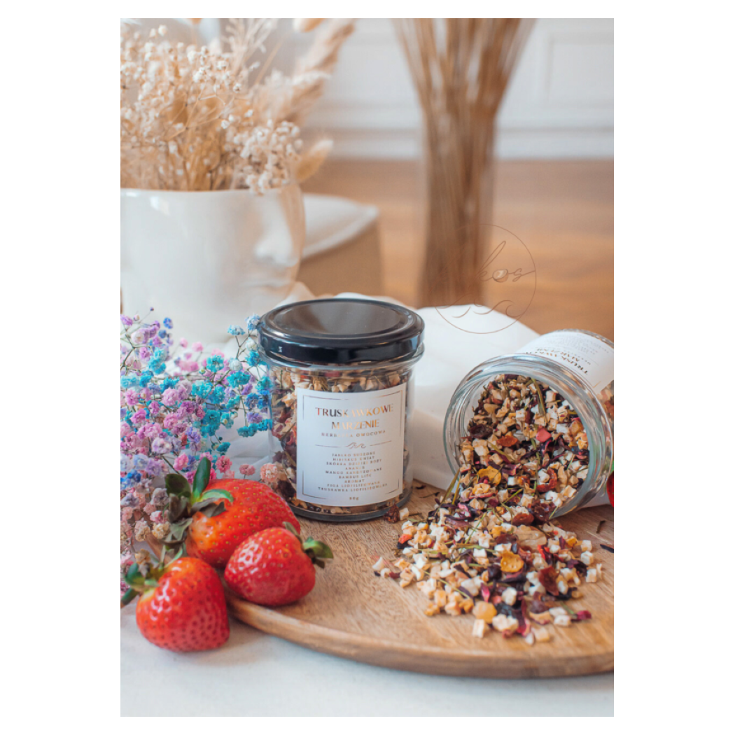 Truskawkowe Marzenie - Herbata Owocowa 70g - Kokos