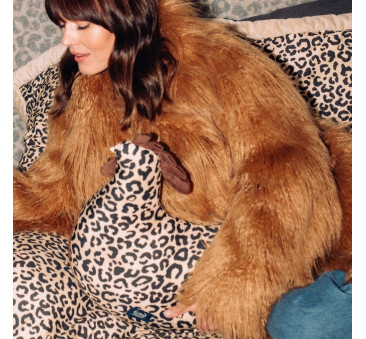 Bambusowa Kura Babci Dany - Leopard Cream by Magdalena Lamparska - La Millou