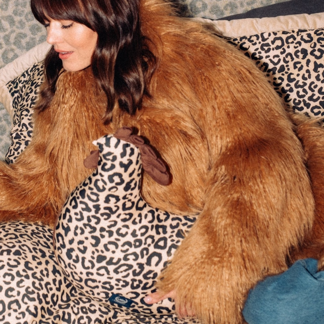 Bambusowa Kura Babci Dany - Leopard Cream by Magdalena Lamparska - La Millou