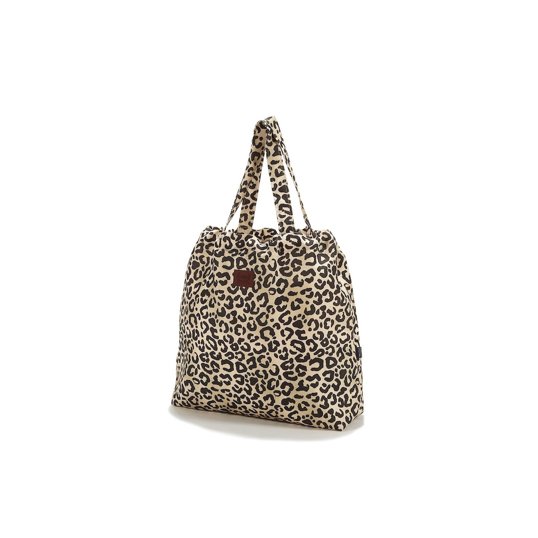 Torba Shopper Bag z Kieszonką - Leopard Cream by Magdalena Lamparska - La Millou