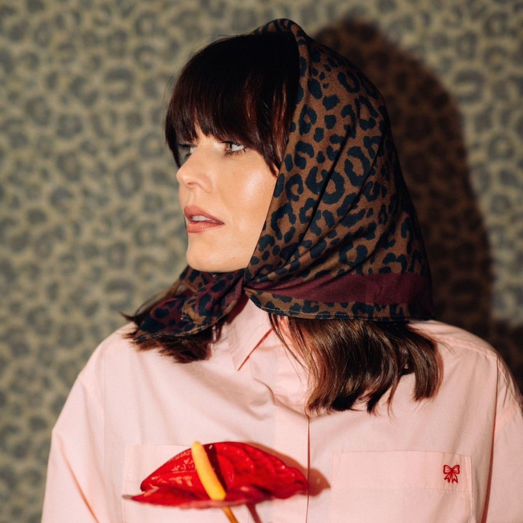 Apaszka - Leopard Choco by Magdalena Lamparska - La Millou