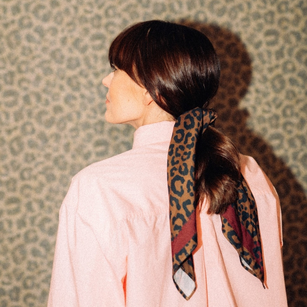 Apaszka - Leopard Choco by Magdalena Lamparska - La Millou