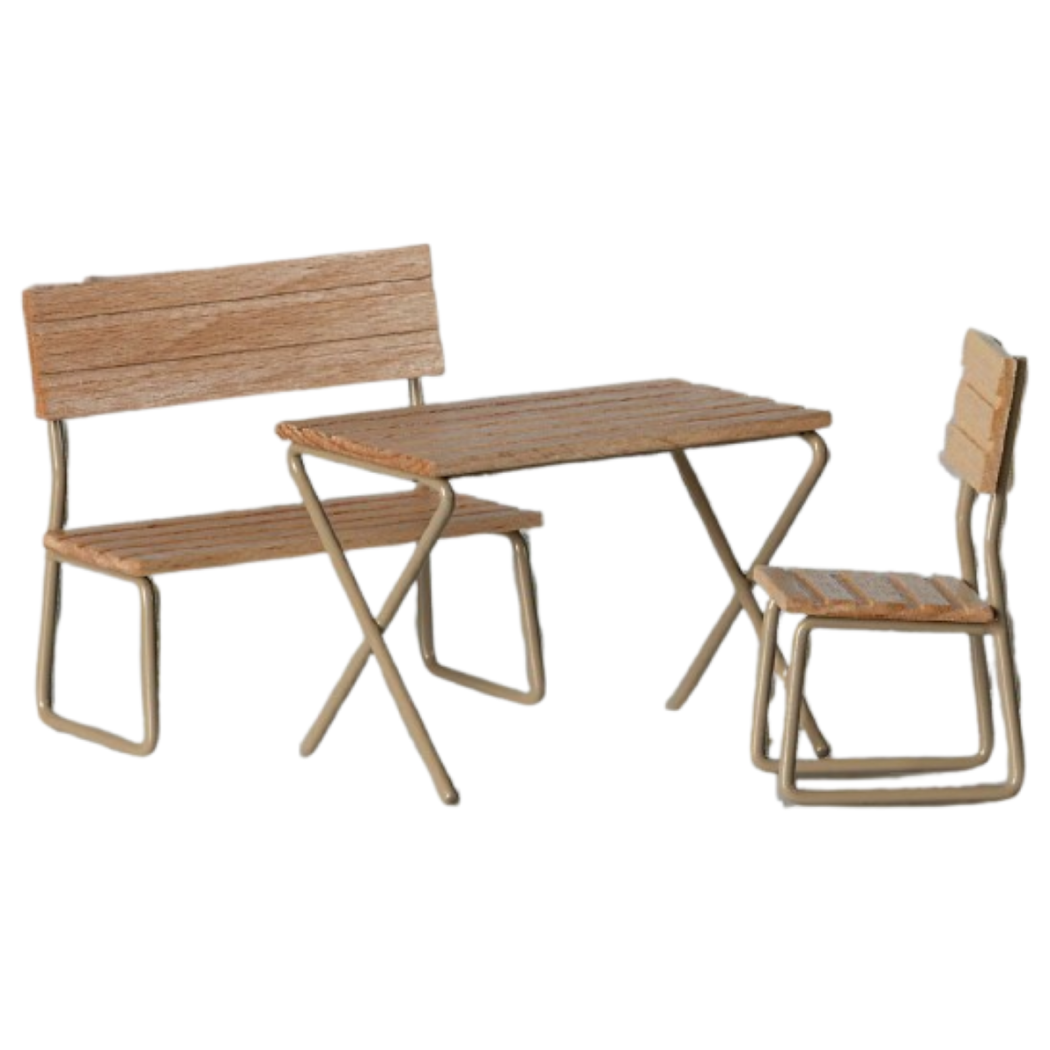 Zestaw Mebli Ogrodowych - Akcesoria Dla Myszek - Maileg