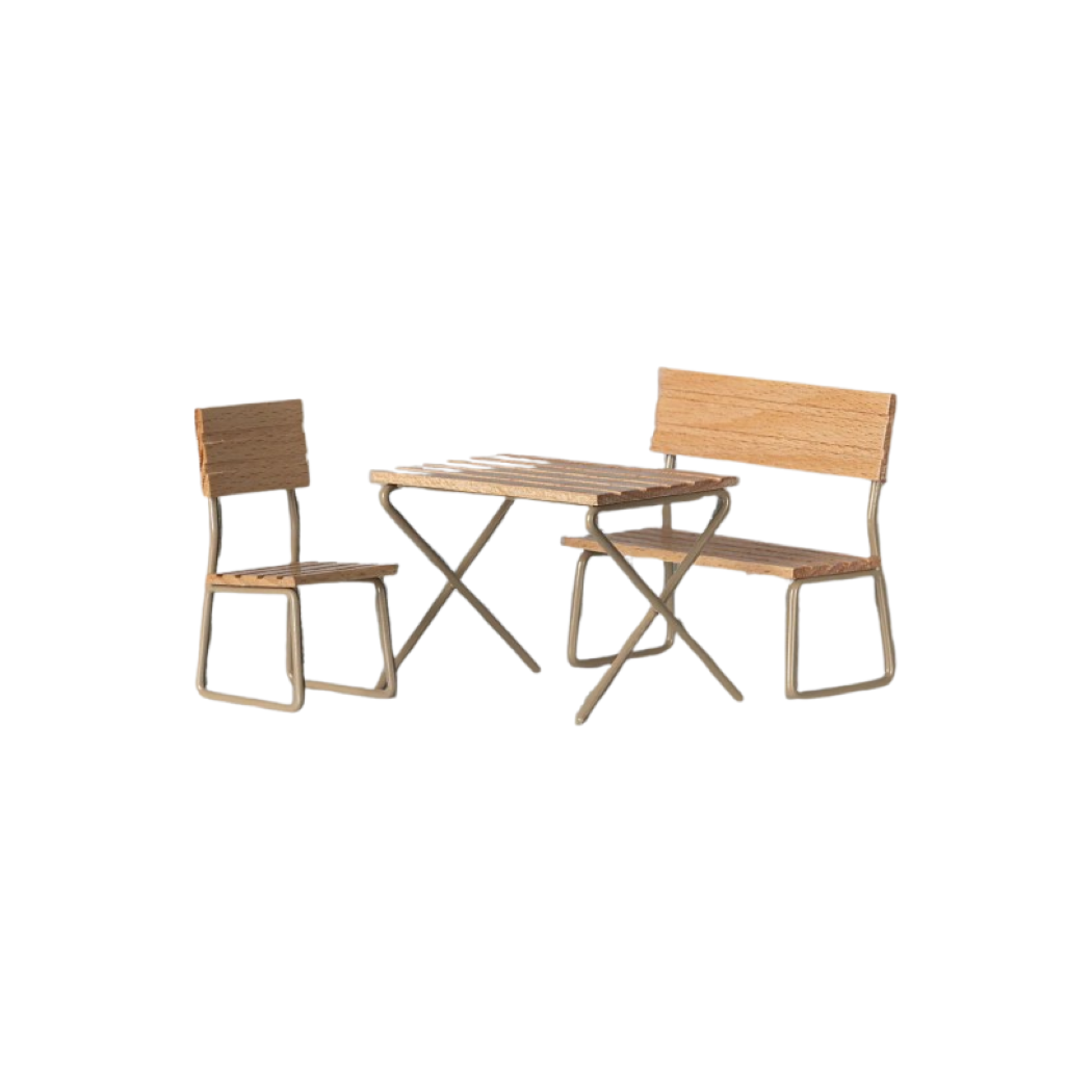 Zestaw Mebli Ogrodowych - Akcesoria Dla Myszek - Maileg