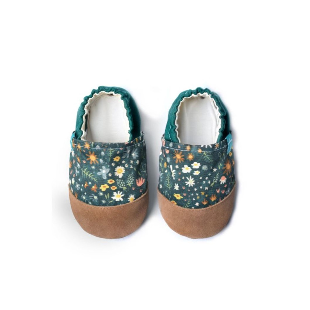 Fall Meadow - rozmiar 3-4 lata 26 16,2 cm - Papcie Titot - SKÓRZANA PODESZWA