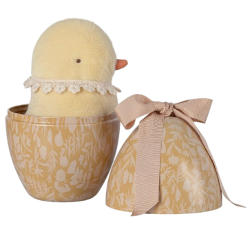WYPRZEDAŻ Żółty Kurczaczek w Wielkanocnym Jajku - Easter Egg With Chicken Yellow - Maileg
