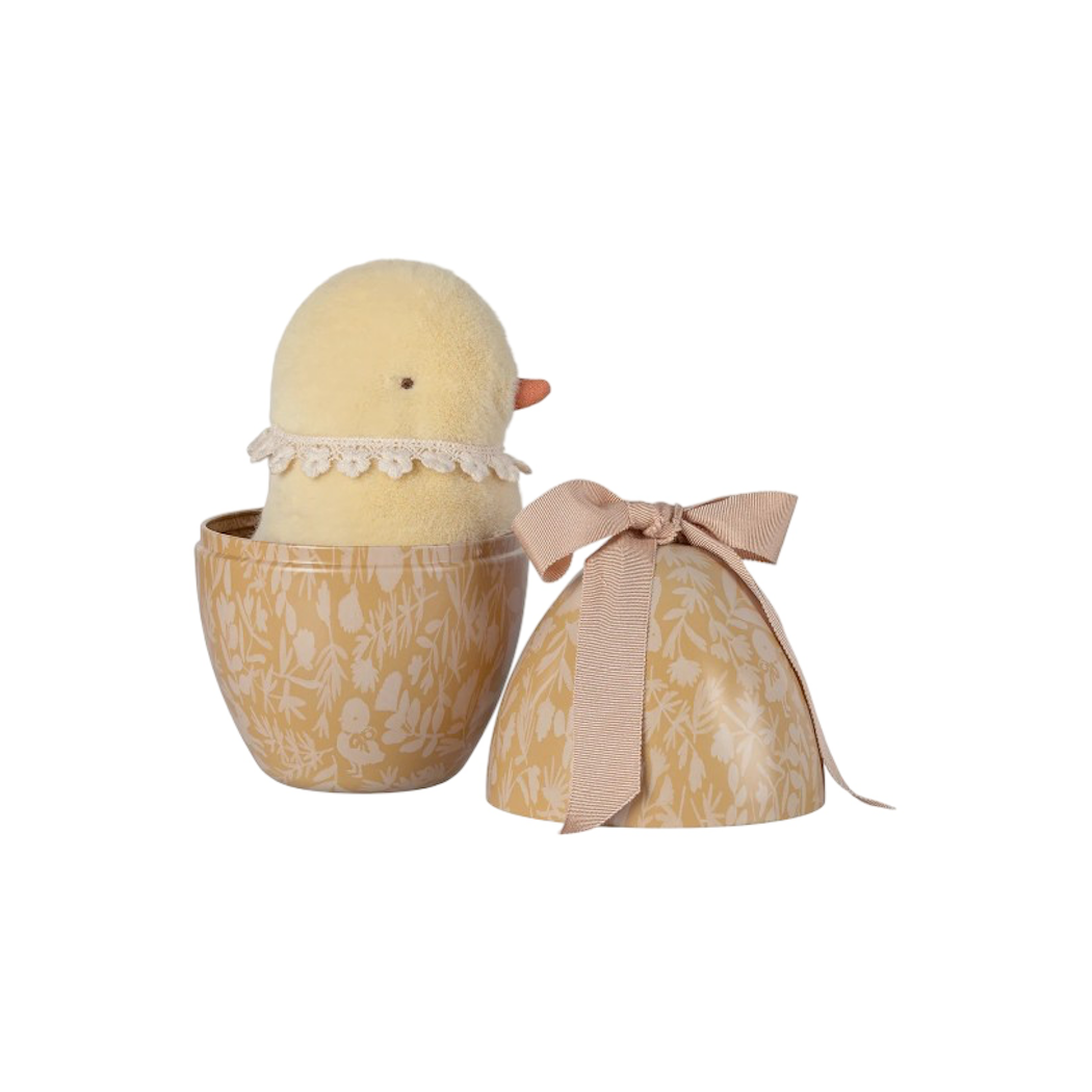 Żółty Kurczaczek w Wielkanocnym Jajku - Easter Egg With Chicken Yellow - Maileg