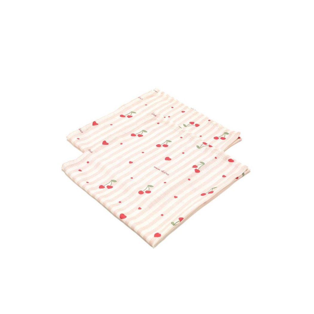 Mom Cherie Zestaw Pieluszek - Pieluszka 100% Bamboo Muślin - 2 sztuki - La Millou