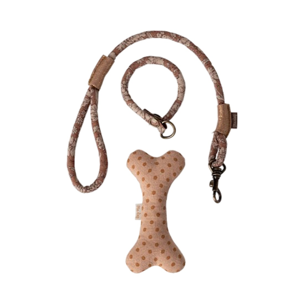 Akcesoria dla Psa w Walizce - Różowy - Maileg