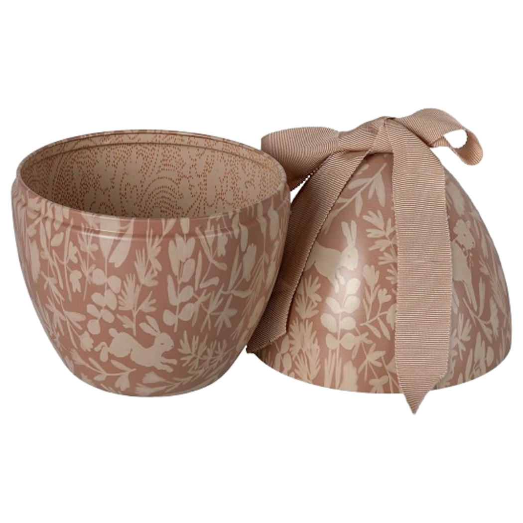 Jajko Wielkanocne z Kokardą - Kolor Pudrowo Różowy - Easter Egg Powder - Maileg