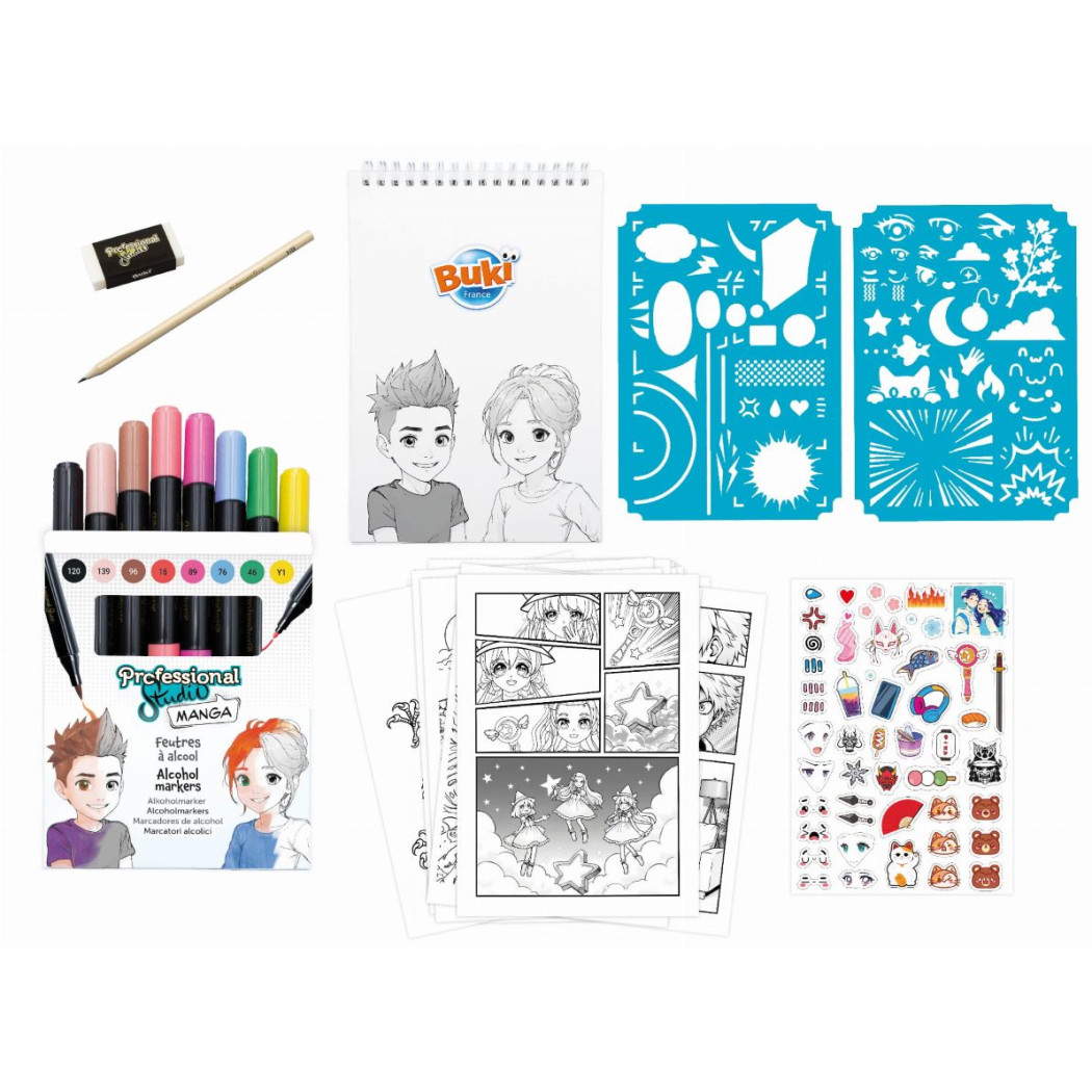 Komiksy Manga - Szkicownik - Professional Studio - BUKI